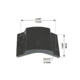 Fortpro Wear Pad Compatible with International-Navistar Rear Single/Tandle Axle Suspension Corporate Air (Z Beam) Corporate Four Spring 8100/9200 Single Axle Series Replaces 571960C1 | F306967