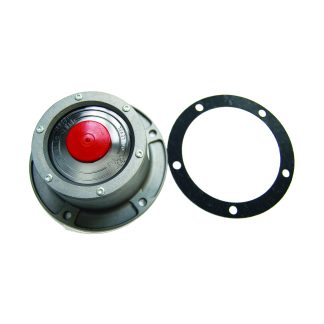 Fortpro Aluminum Trailer Axle Hub Cap w/ 6 Holes and Gasket Replacement for Stemco 343-4013 | F276184