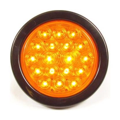 4" Round 18 Led Sealed - Colored - Amber | F235164 - Image 3
