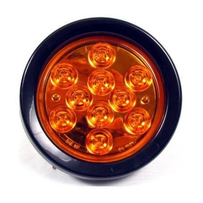 4" Round 10 Led lights - Colored - Amber | F235160 - Image 2