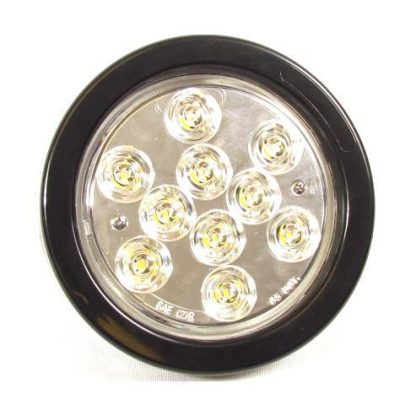 4" Round 10 Led lights - Clear - White | F235170 - Image 2