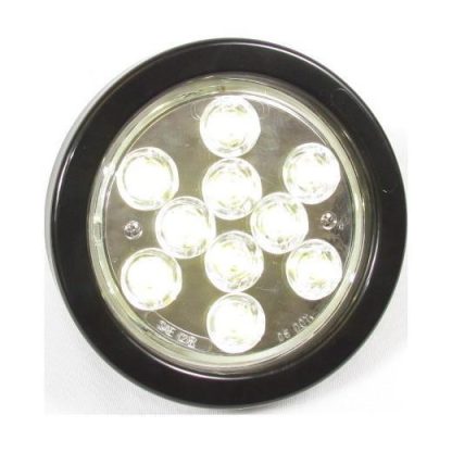 4" Round 10 Led lights - Clear - White | F235170 - Image 3