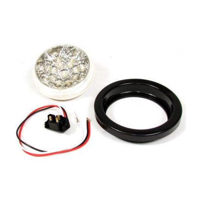 4" Round 17 Led Chromed Reflector Sealed - Clear - Amber | F235113