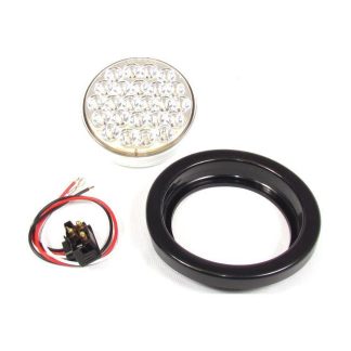 4" Round 24 Led Sealed 12 Volts - Clear - Amber | F235119