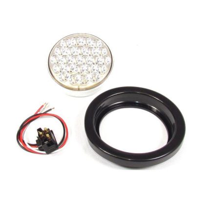 4" Round 24 Led Sealed 12 Volts - Clear - Amber | F235119