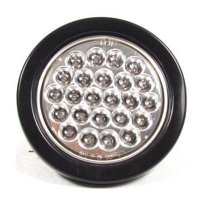 4" Round 24 Led Sealed 12 Volts - Clear - Amber | F235119 - Image 2