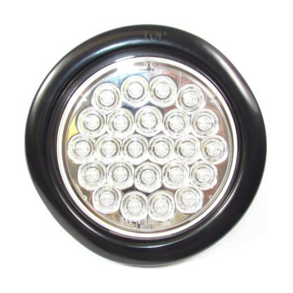 4" Round Clear 24 Led Back Up Sealed Ligth 12V Kit - Image 2