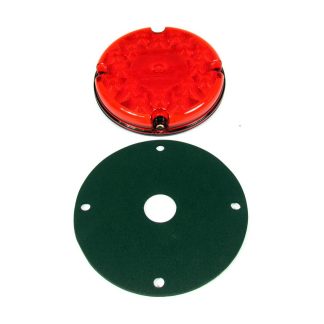 7" Round 17 Led Bus Light 12 Volt - Red | F235308