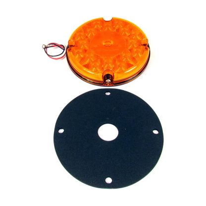 7" Round 17 Led Bus Light 12 Volt - Amber | F235309 - Image 2