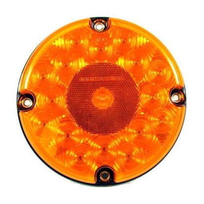 7" Round 17 Led Bus Light 12 Volt - Amber | F235309