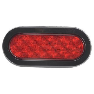 6” Oval - 16 LED - Red | F235453