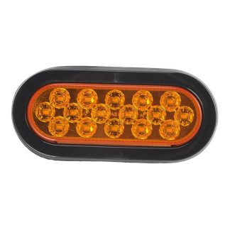 6” Oval - 16 LED - Amber | F235454