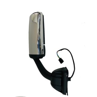 Fortpro Power Heated Door Mirror Replacement for Freightliner Cascadia 2008-2016 (Chrome) Passenger Side | F245680