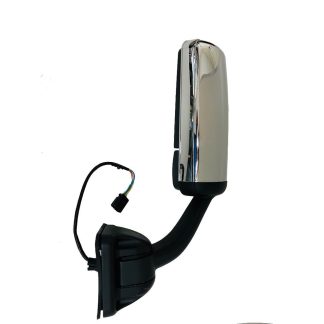 Fortpro Power Heated Door Mirror Replacement for Freightliner Cascadia 2008-2016 (Chrome) Driver Side | F245681