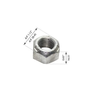 Fortpro Flanged Locking Nut Compatible with Mack Trucks Replaces 191AM7 | F113109