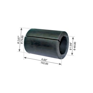 Fortpro Stabilizer Bush Compatible with Kenworth Rear AG100 Airglide Suspension System Replaces K066-050, K066-058, KB321 | F327329