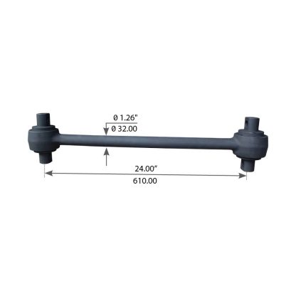 Fortpro Torque Rod with Bushing Compatible with Kenworth Rear Air Suspension AirGlide 100 Series Suspensions Replaces K195-375, 925031 |