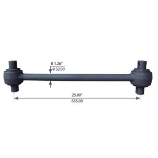 Fortpro Torque Rod with Bushing Compatible with Kenworth Rear Air Suspension AirGlide 100 Series Trucks Replaces 925150, 35801-3460 | F327342