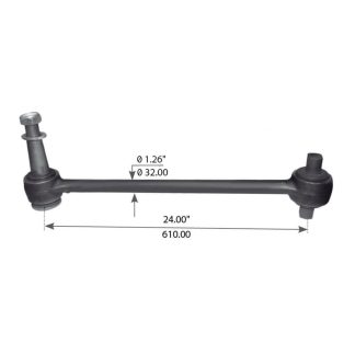 Fortpro Torque Rod with Bushing Compatible with Kenworth Rear Air Suspension AirGlide 100 Series Trucks Replaces K195-374, K195-376 | F327341