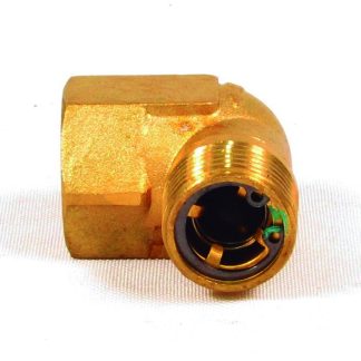 Fortpro 90 Degree In Line SC-3 Single Check Valve 1/2" NPT Ports, Femal Inlet, Male Oulet | F224655