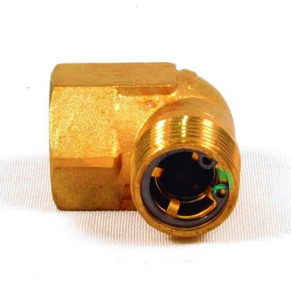 Fortpro 90 Degree In Line SC-3 Single Check Valve 1/2" NPT Ports, Femal Inlet, Male Oulet | F224655