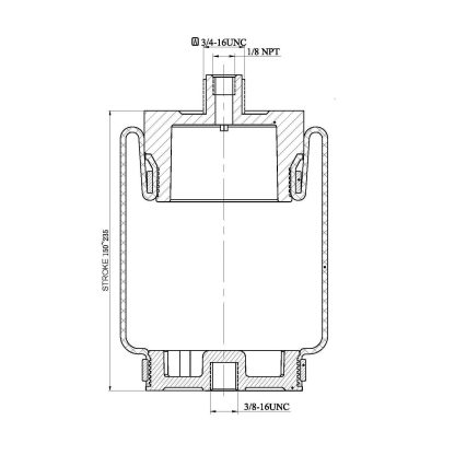 Air Cab Spring - 1S5-157 Sleeve Style Air Bag