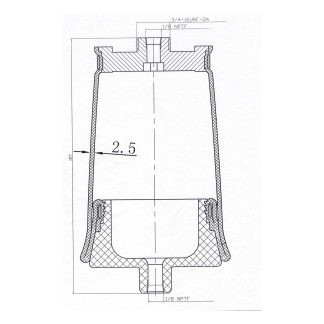 Air Spring Sleeve Style - 7007 Air Bag