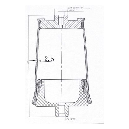 Air Spring Sleeve Style - 7007 Air Bag