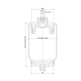 Air Spring Sleeve Style - 7001 Air Bag