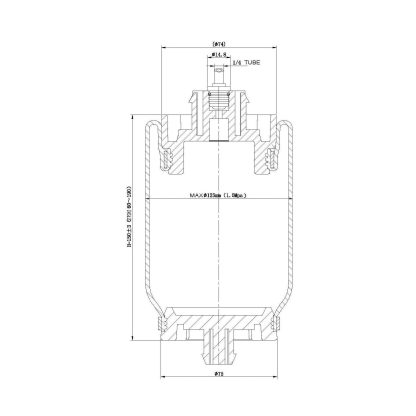 Air Spring Sleeve Style - 7001 Air Bag