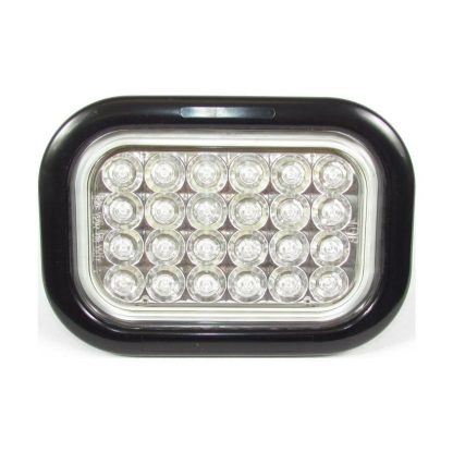 Back Up Clear Rectangular 24 Led Sealed Kit - Image 2