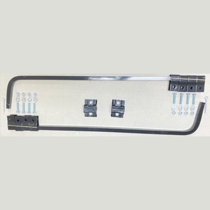 Fortpro Black Mud Flap Hanger Straight Spring Steel - No Coil Pair | F247589 - Image 3