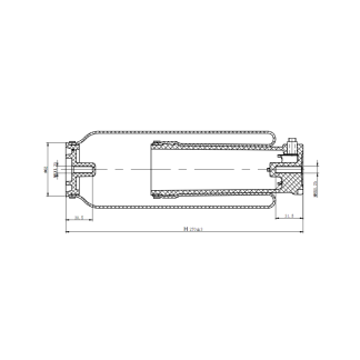 Cabin Air Spring Sleeve Style 800-6222086001 Air Bag
