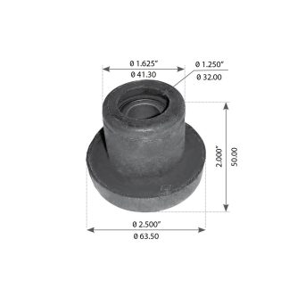 Fortpro Cabin Mount Compatible with Peterbilt Trucks Replaces 05-08968 | F349540