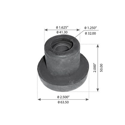 Fortpro Cabin Mount Compatible with Peterbilt Trucks Replaces 05-08968 | F349540