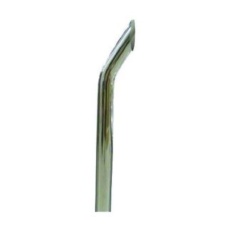 Fortpro 5"x48" Bull Horn Chrome Exhaust Stack Pipe with OD Bottom | F247709