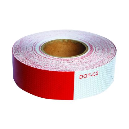 DOT-C2 Reflective Conspicuity Tape 2" x 150' Red & White for Truck and Trailers - Image 2