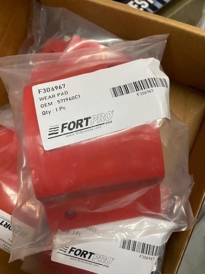 Fortpro Wear Pad Compatible with International-Navistar Rear Single/Tandle Axle Suspension Corporate Air (Z Beam) Corporate Four Spring 8100/9200 Single Axle Series Replaces 571960C1 | F306967 - Image 2
