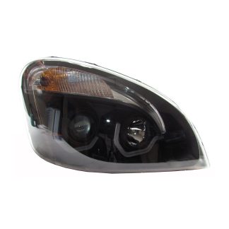 Fortpro Black Housing Headlight For Freightliner Cascadia  - Passenger Side | F236812