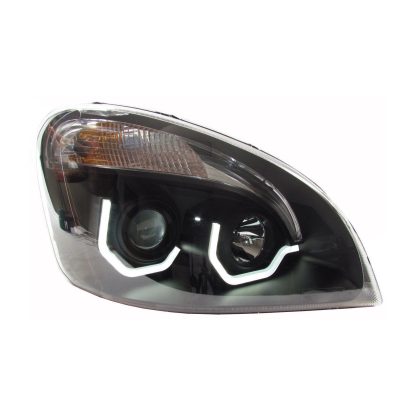 Fortpro Black Housing Headlight For Freightliner Cascadia  - Passenger Side | F236812 - Image 2