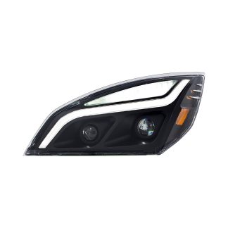 Fortpro Headlights with LED Projector Technology For Freightliner Cascadia 2018+ Driver Side