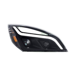 Fortpro Headlight with LED Projector Technology For Freightliner Cascadia 2018+ Passenger Side