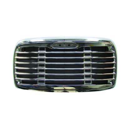 Fortpro Chrome Grille with Bugscreen Compatible with Freightliner Columbia 2000 - 2008 Replaces OEM part: A17-15251-003, A17-15251-00 |  F247521
