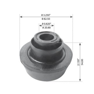 Fortpro Front Motor Mount Compatible with Kenworth T600 & W900 Series Trucks Replaces K066-405, K066-423 | F327374