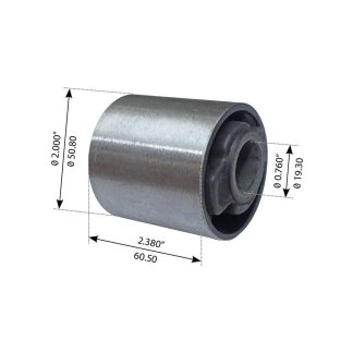Fortpro Hood Hinge Bushing Compatible with Mack CH, CNX Series Trucks Replaces 25154747, 25159954, 4QM414AM, 4QM47M, 12QD2146M | F245623
