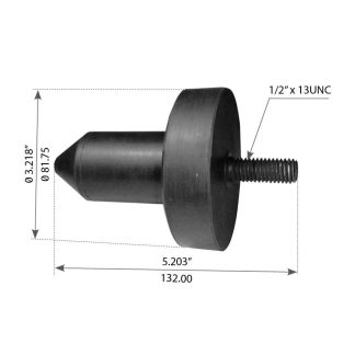 Fortpro Hood Pin Compatible with Kenworth H/CH Series Suspensions,  Kenworth T600, T800, T2000 & W900 Series Trucks Replaces K179-528, K179-D450, 701000 | F327381