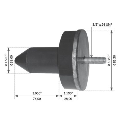 Fortpro Hood Pin Guide Compatible with Kenworth W900, T600, T800 Series Trucks Replaces K179D450 | F245628
