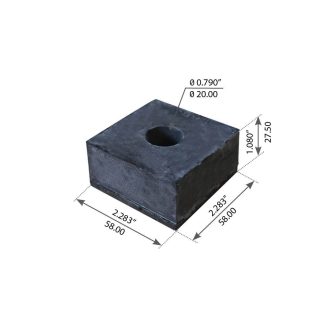 Fortpro Cabin Mount Bush Compatible with International-Navistar Rear 4000 Series 16 CAC16030 & 16196 EXc 4600 UH & for 7100 Series Model Trucks Replaces 3935C1 | F306933