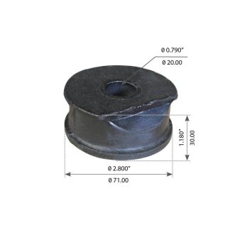 Fortpro Cabin Mount Bush Compatible with International-Navistar 16030 & 16196 (Prior to 1994) Series Trucks Replaces 473987C1, 473987C2, 473987C3, 14003023 | F306931
