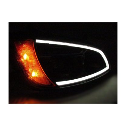 Fortpro Black Projector Headlights w/LED Bar & Signal for Kenworth T660 Models 2008-2016 - Passenger Side | F236816 - Image 3